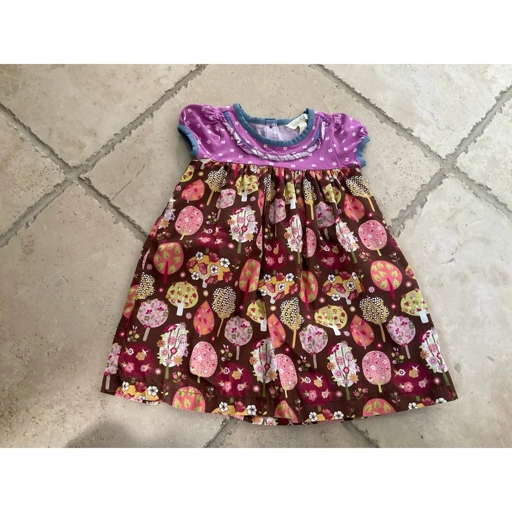 Matilda Jane brown floral dress -‎ girls size 18-24 months